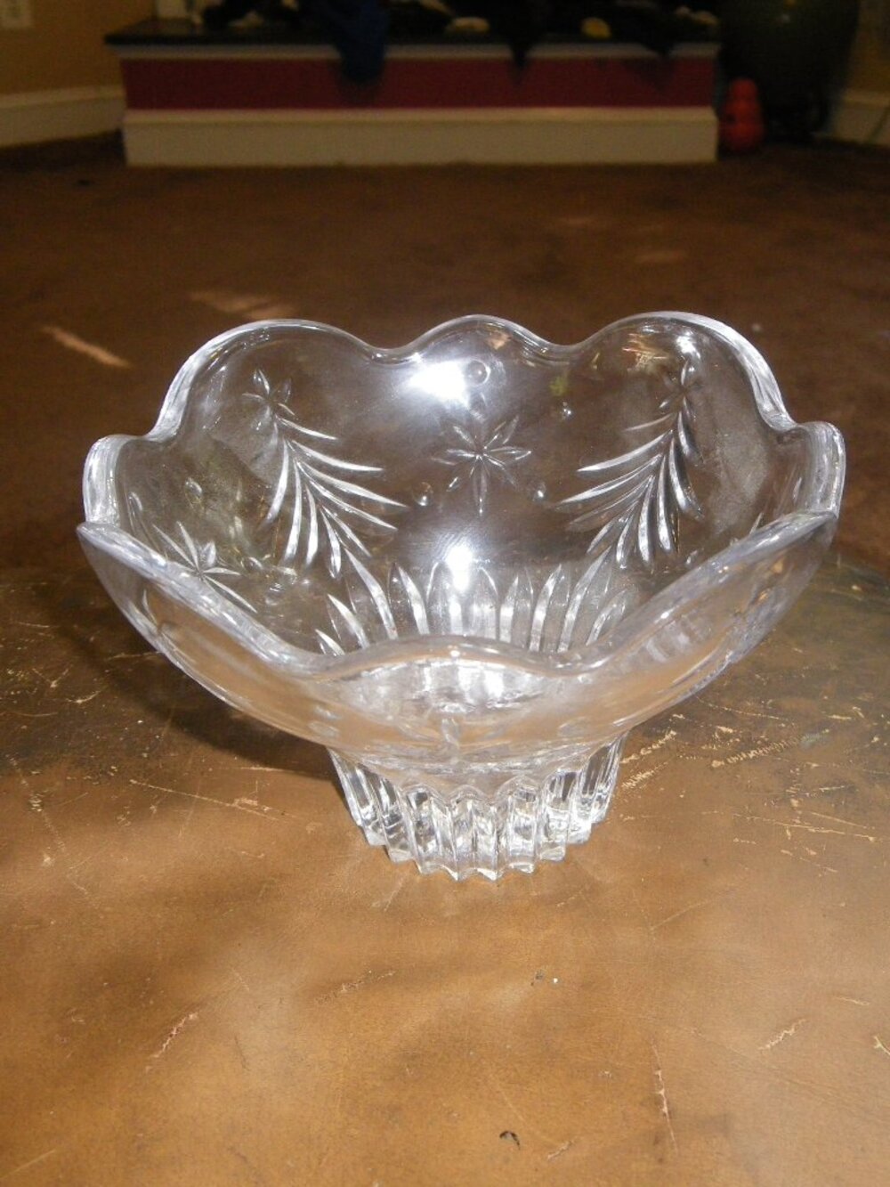 Vintage Small Crystal Decorative Bowl Classic Home Decor